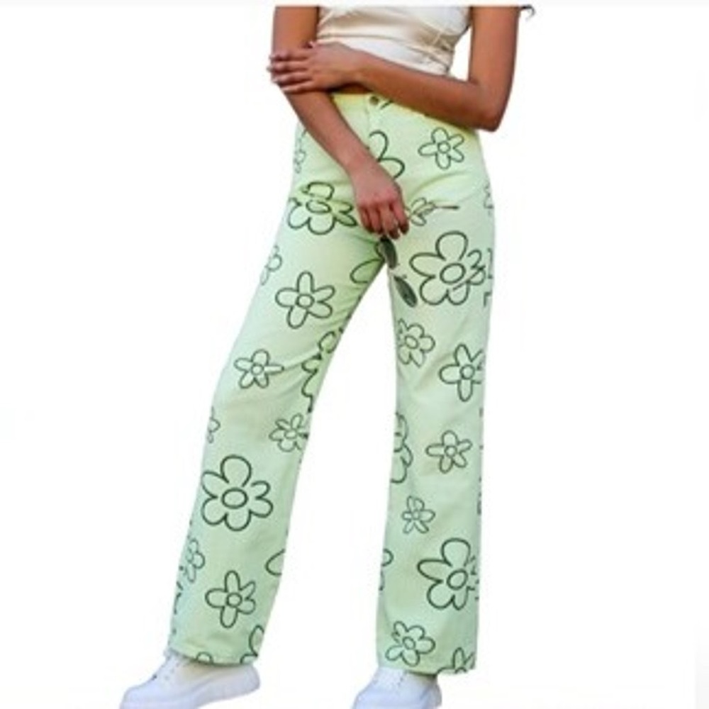 Bailey Rose Wide Leg Floral Printed Pants for Women